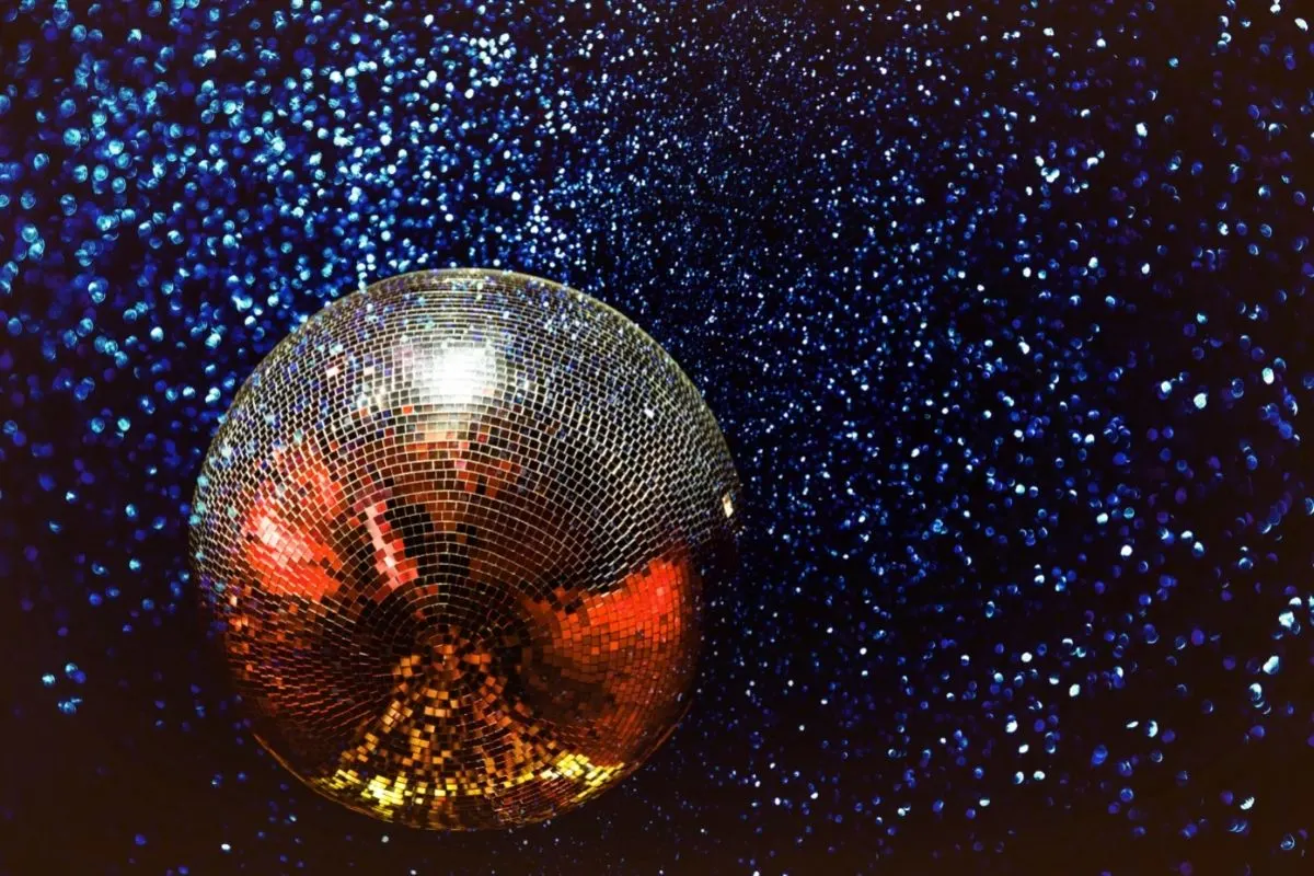 Disco ball in a club