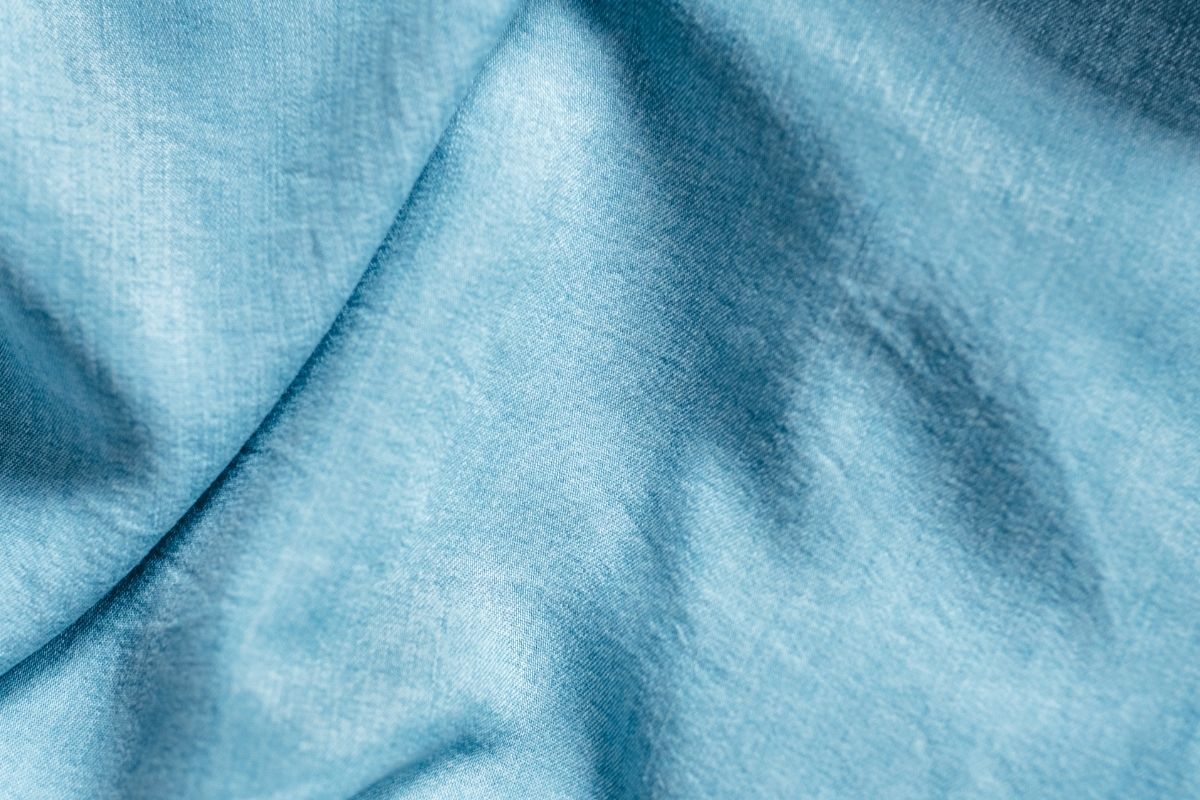 blue lyocell stretch fabric 