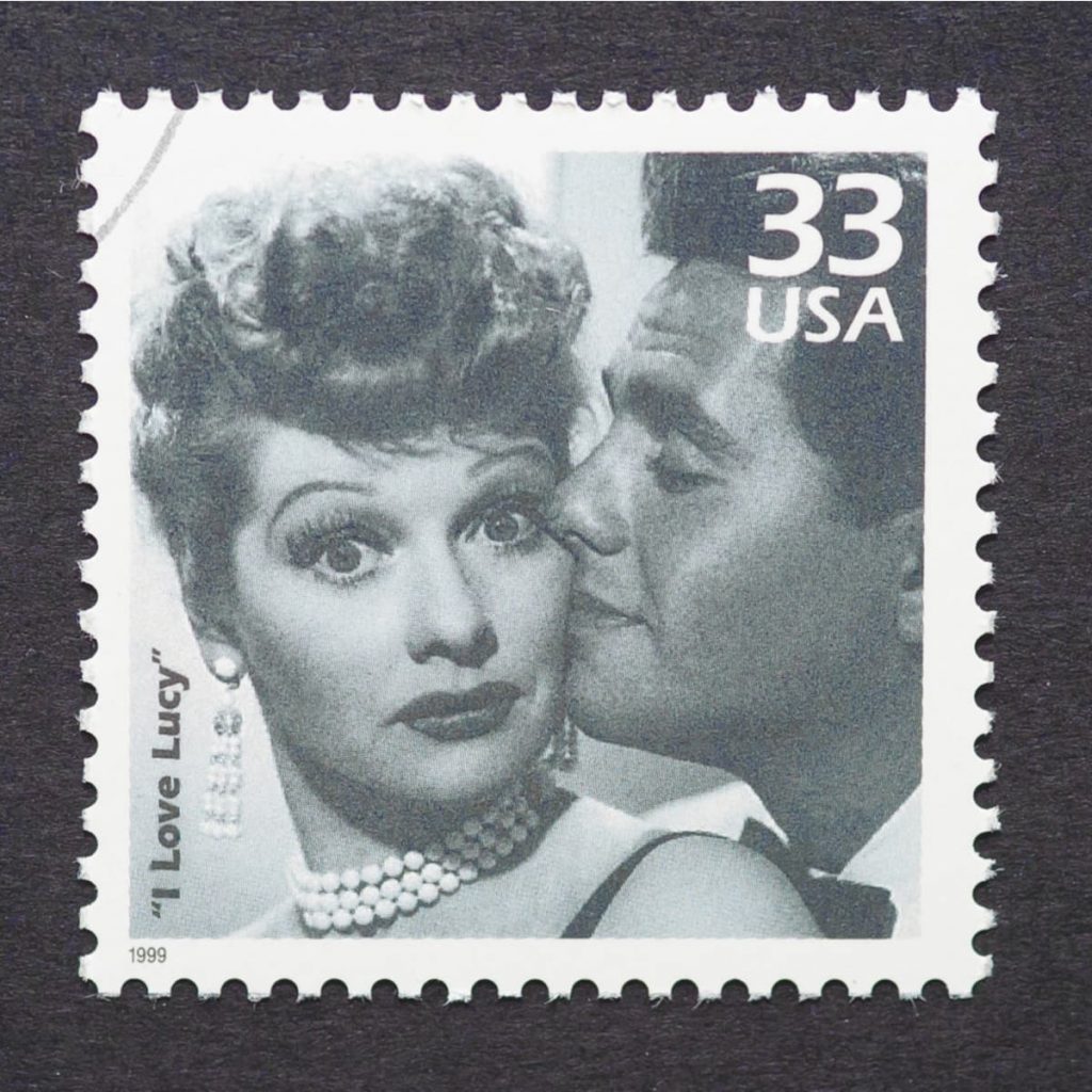 i love lucy stamp