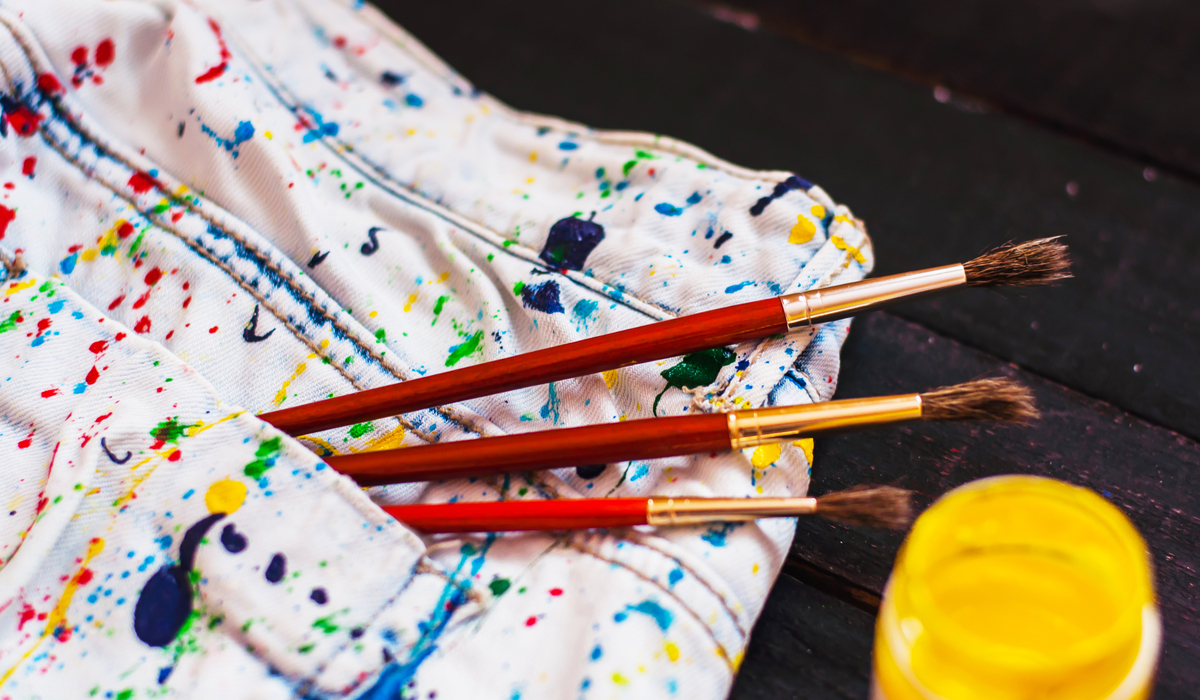 How To Paint On Jeans Retro Galaxy