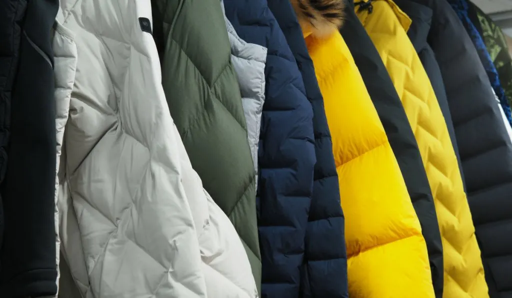 variety quilting patterns of sleeve in the down jacket